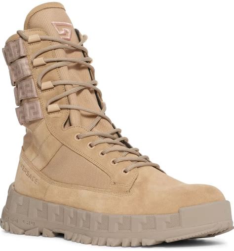 versace combat boot